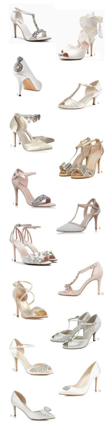 15 Beautiful Budget Wedding Shoes Under 100 Weddingsonline   Budget Wedding Shoes Weddingsonline 380x1440 