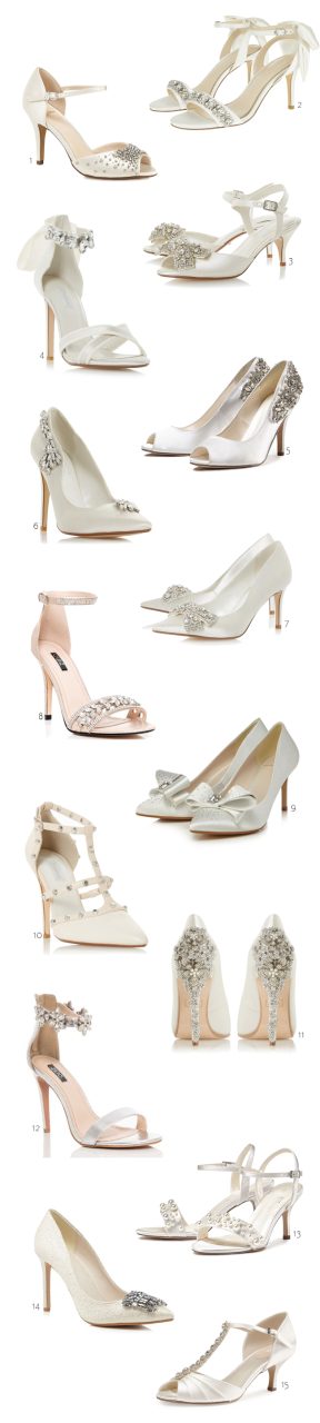 15 Stylish Wedding Shoes from the High Street | weddingsonline