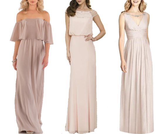 18 Pretty Pink Bridesmaid Dresses | weddingsonline