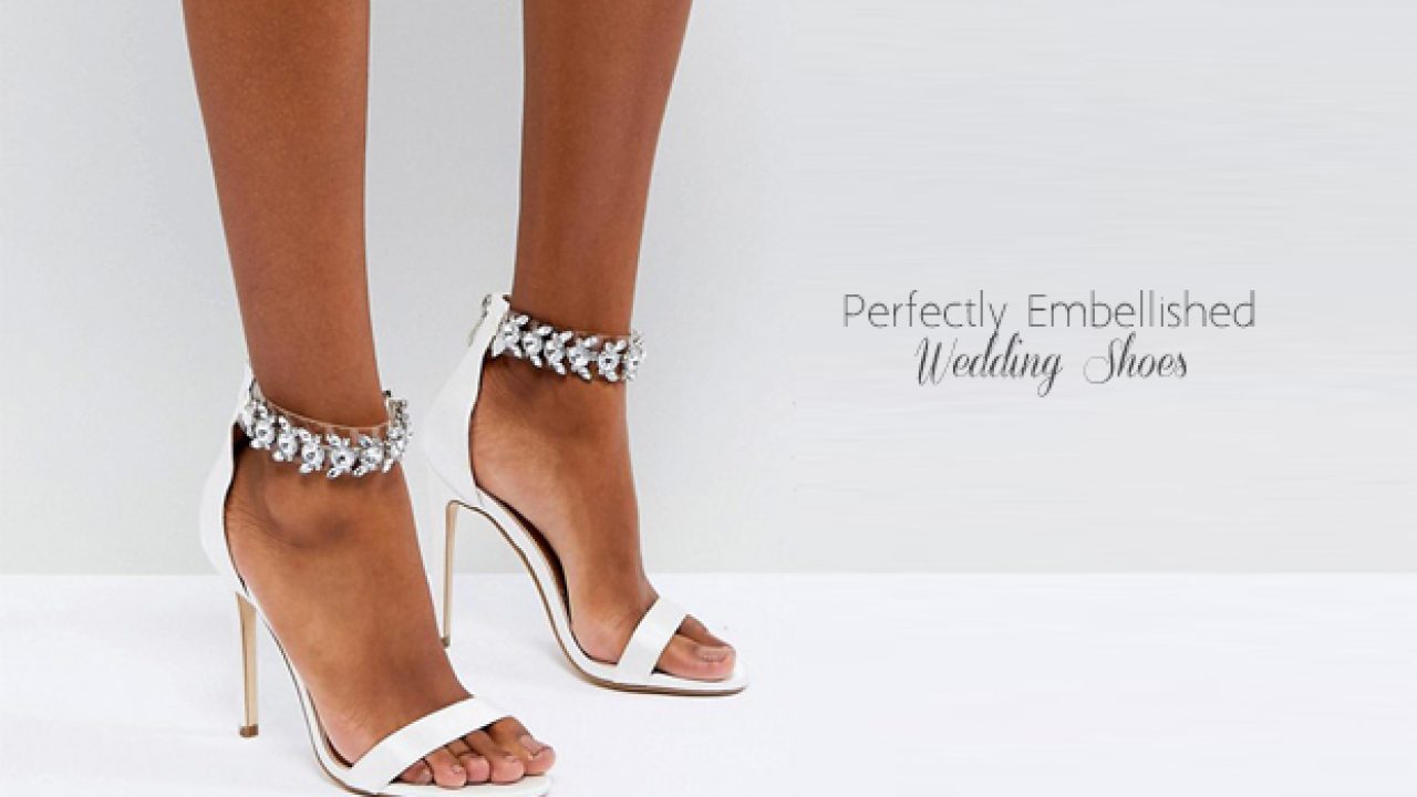 embellished wedding shoes uk