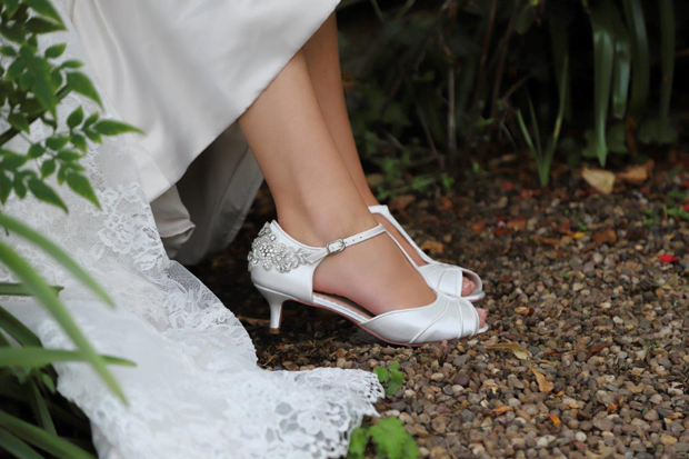 mid heel bridal shoes uk