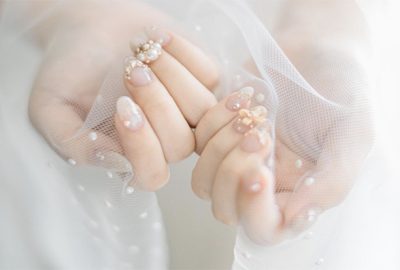 wedding day nails