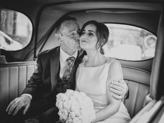 A Magical Dusty Pink and Grey Wedding | weddingsonline