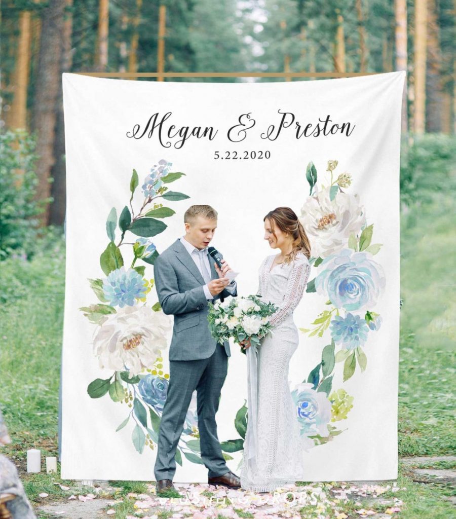 Fabric Wedding Signs