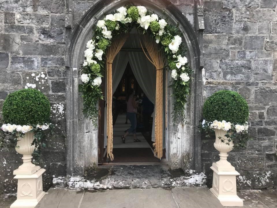 ceremony entrance arch