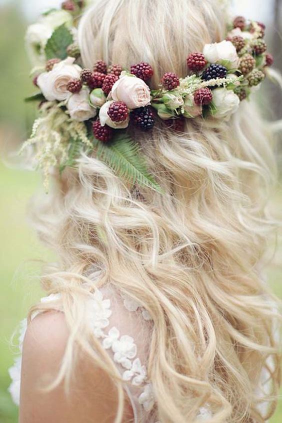 Romantic Floral Crowns For Autumn 