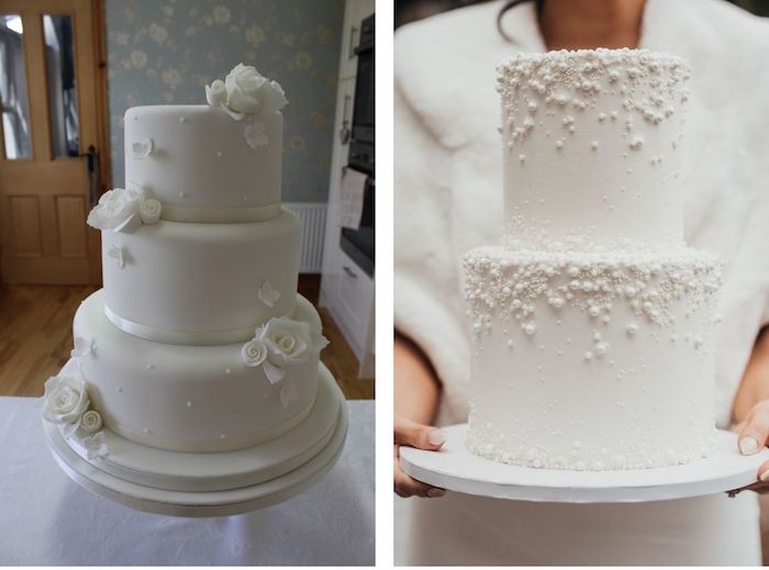 36 All-White Wedding Cakes for Any Style