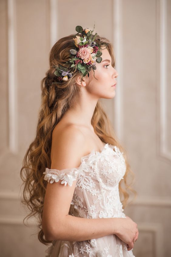 Bridal shop hair flowers