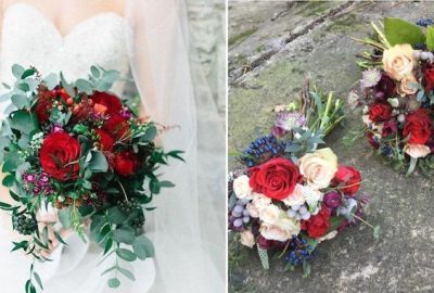 festive bridal bouquets