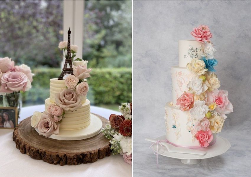 Engagement Theme Cake - Opulence Bakery