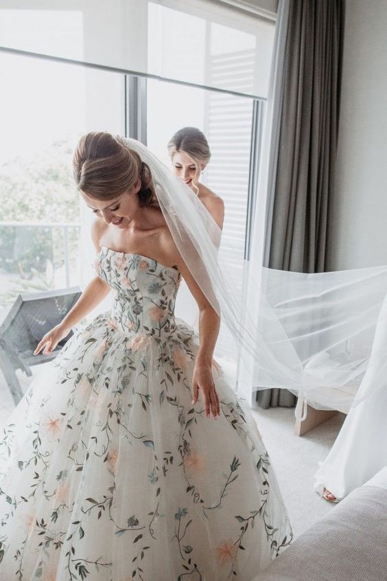 Floral Wedding Dress Inspiration