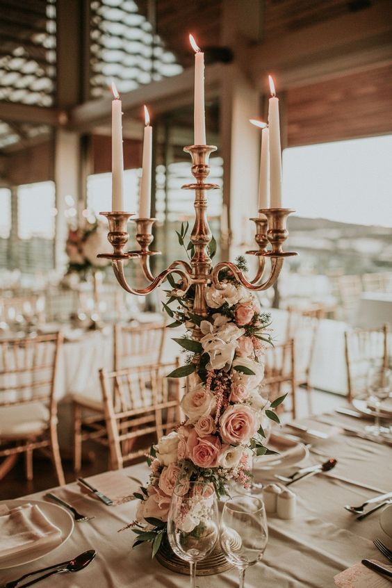 candle tablecentre