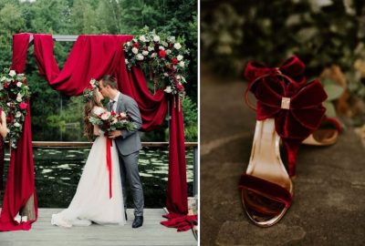 12 Gorgeous Red Accents For A Christmas Wedding