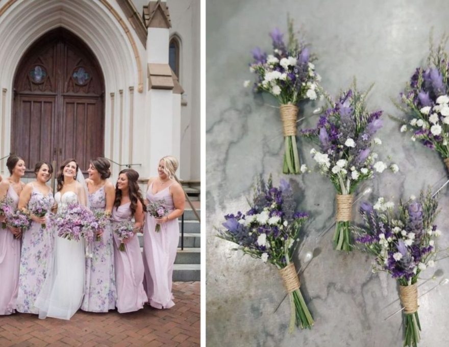 lilac wedding inspiration