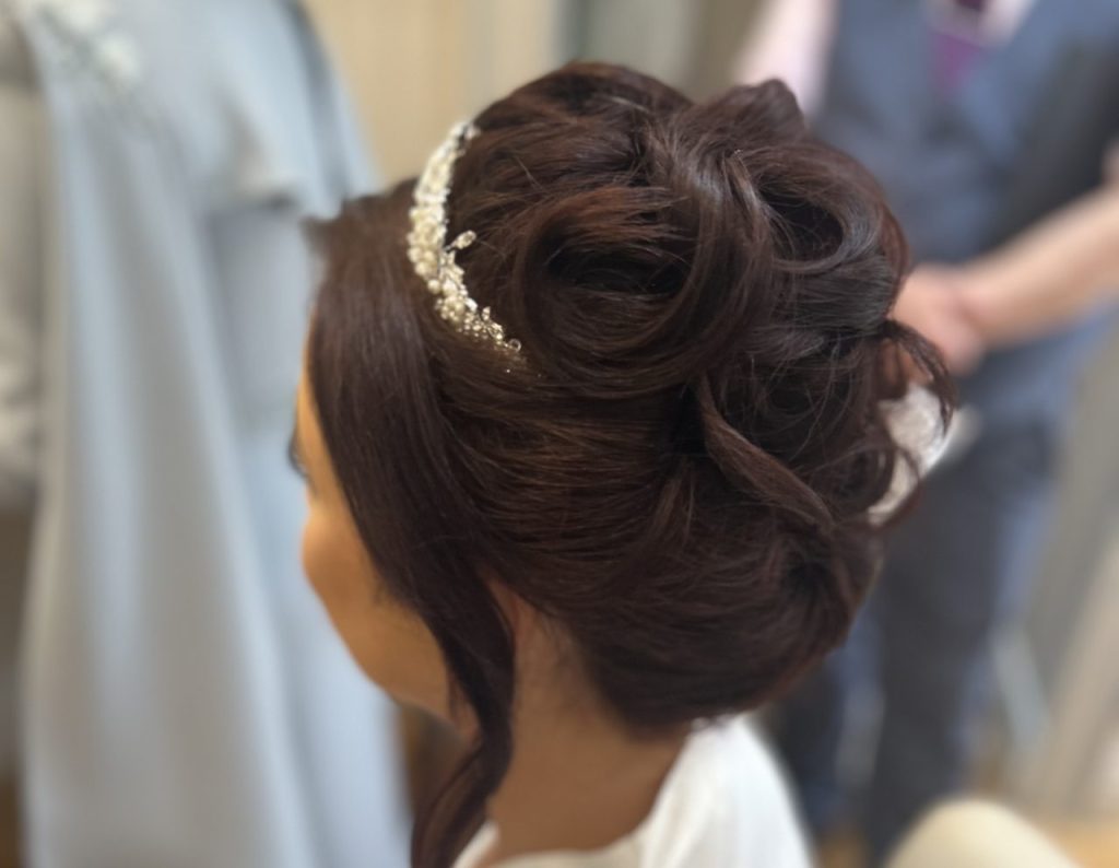 bridal hair