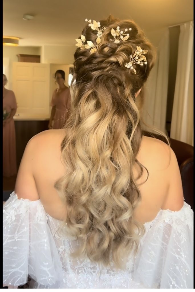 bridal hair