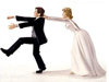 runaway groom cake topper