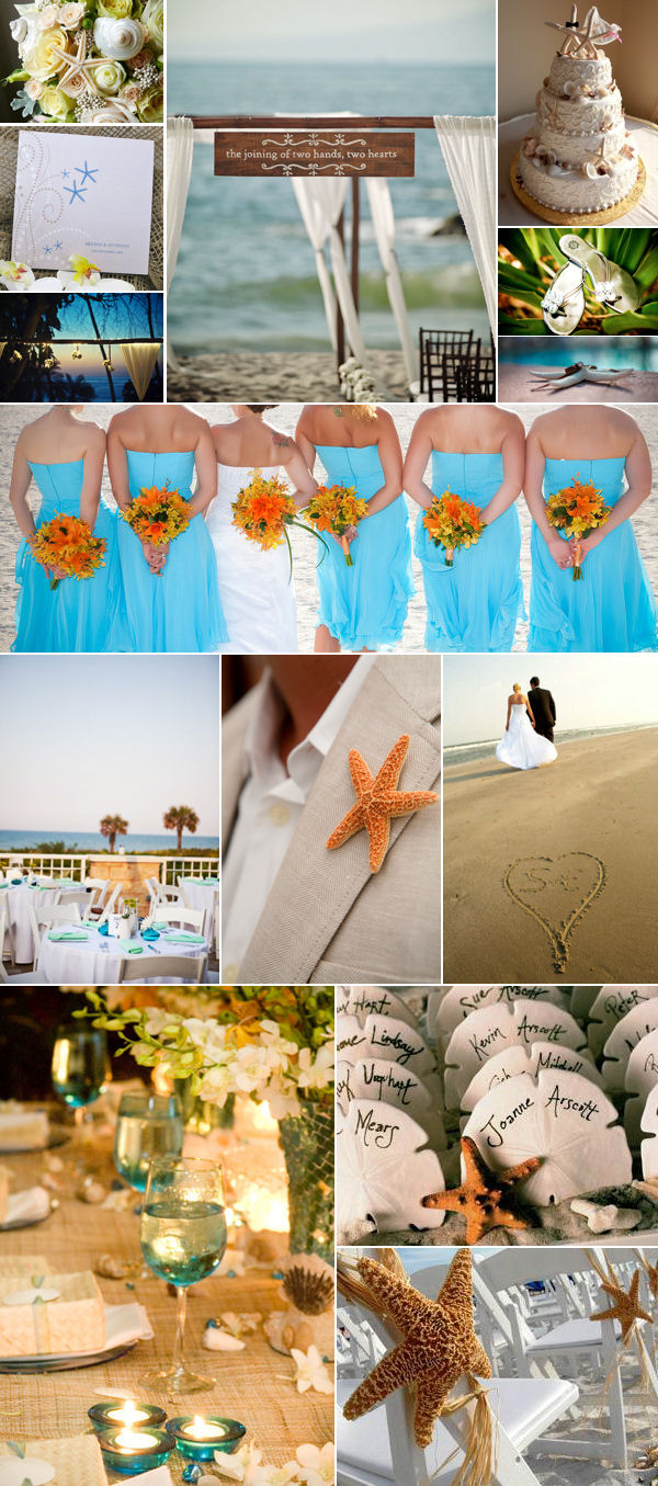 Beach Wedding Inspiration Board