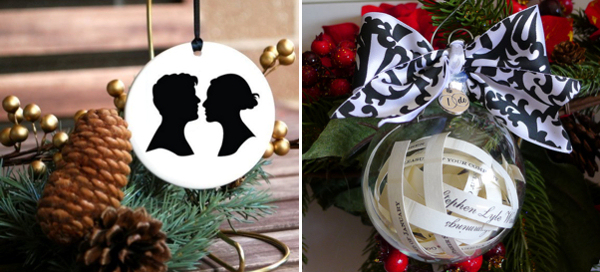 Married Couple Christmas Tree Ornaments