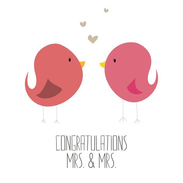 mrs and mrs wedding cards