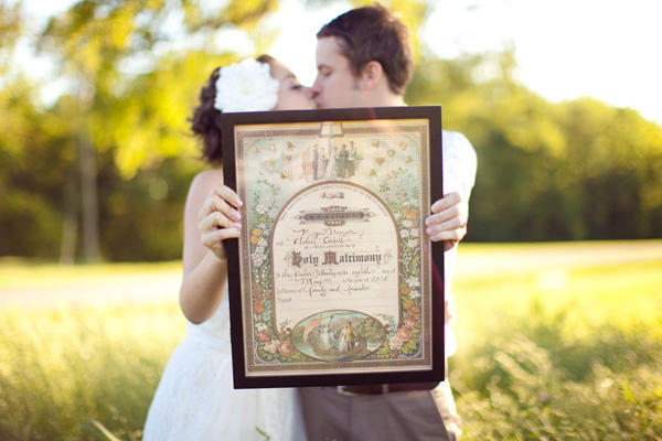 quaker wedding certificate