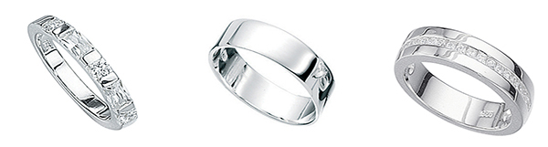 Wedding rings from sterlingsilverjewellery.ie