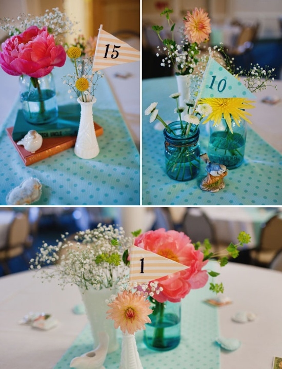 Reception Table Number Ideas