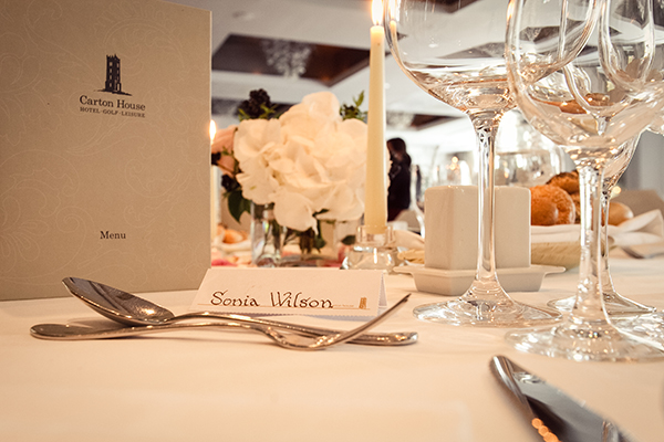 Sonia's place setting