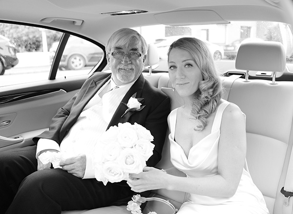 Bride and her dad