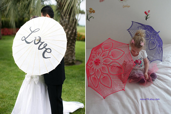 unique wedding umbrellas