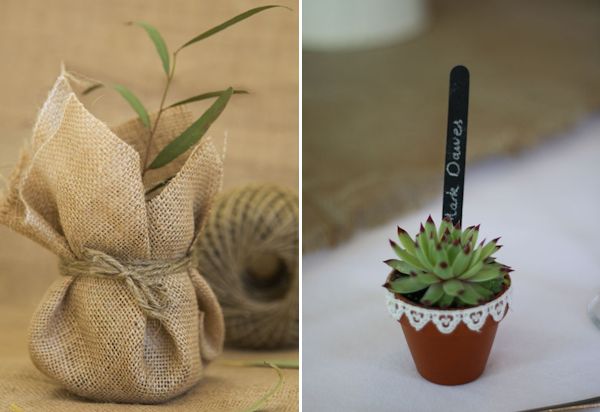 Plant Pots Wedding Favours
