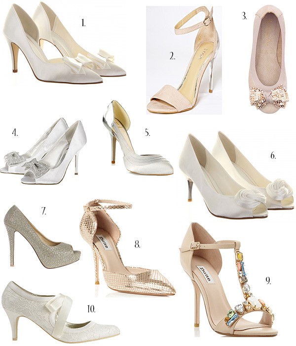 Ten Bridal Shoes Under 100 Euro