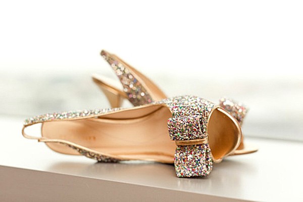 Kate Spade glitter shoes