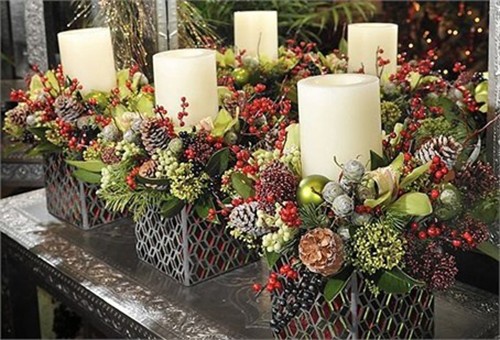 Candle table arrangements