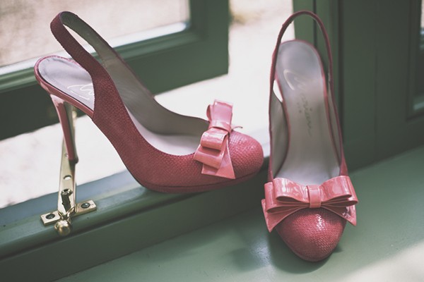 Pretty wedding shoes