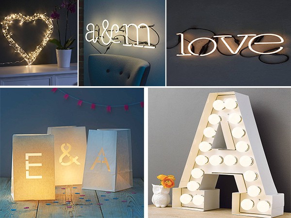 Small scale light up decor