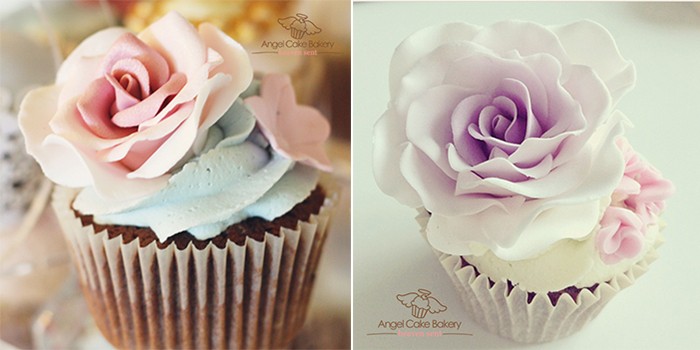 Floral inspired cupcakes