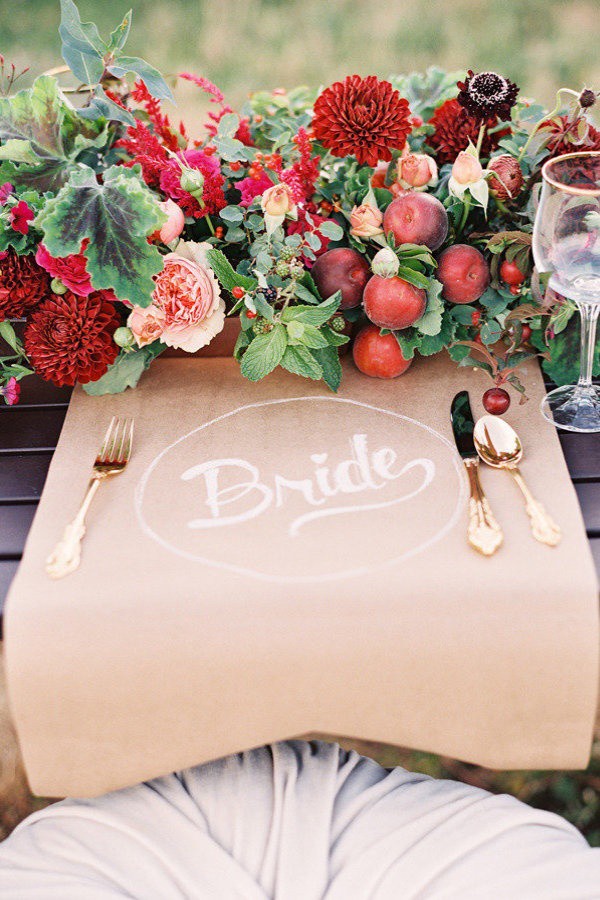 Paper decor for your wedding tables