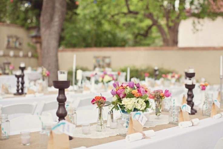 Wedding table setting