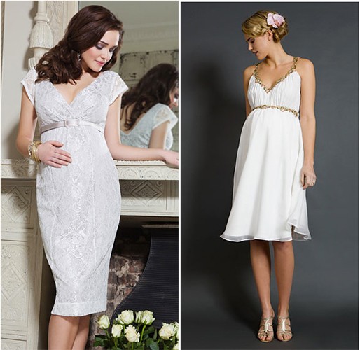 Maternity bridal gowns