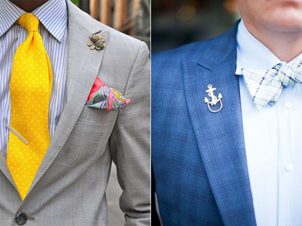 lapel pins for grooms