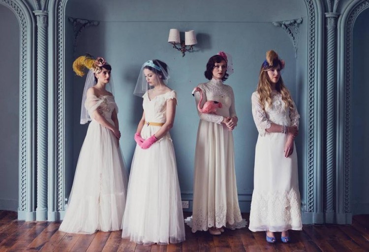Vintage wedding gowns from Dirty Fabulous, Dublin