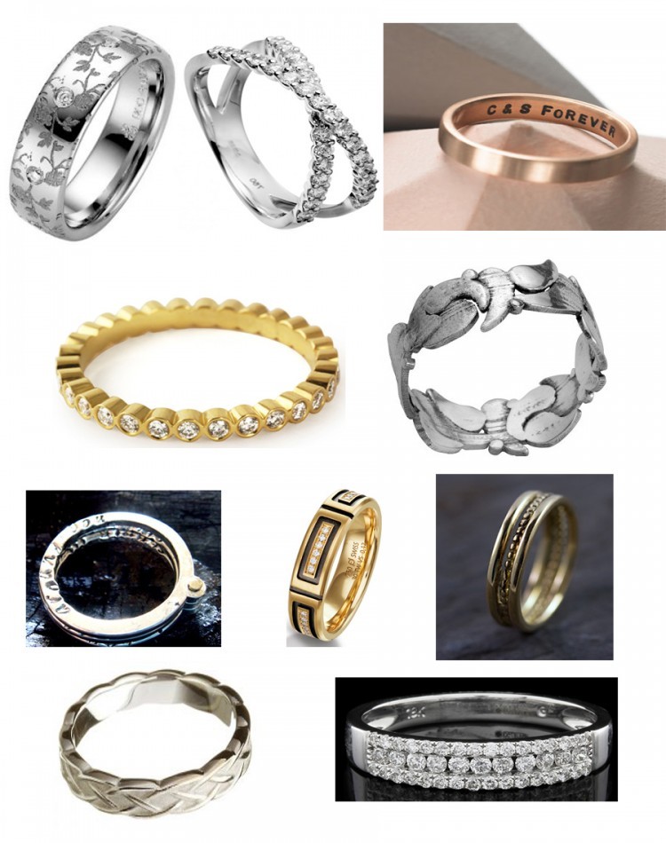 alternative wedding rings for the bride