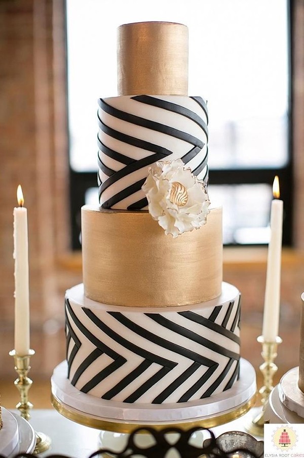 eye catching wedding cakes
