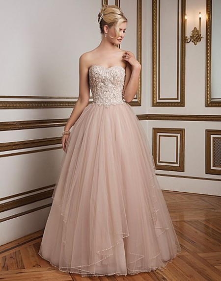 Coloured wedding gowns