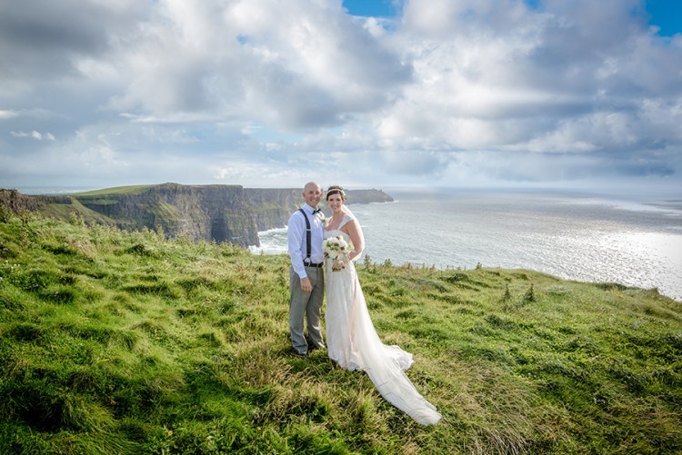 Cliffs of Moher wedding by Paul Duane Photography