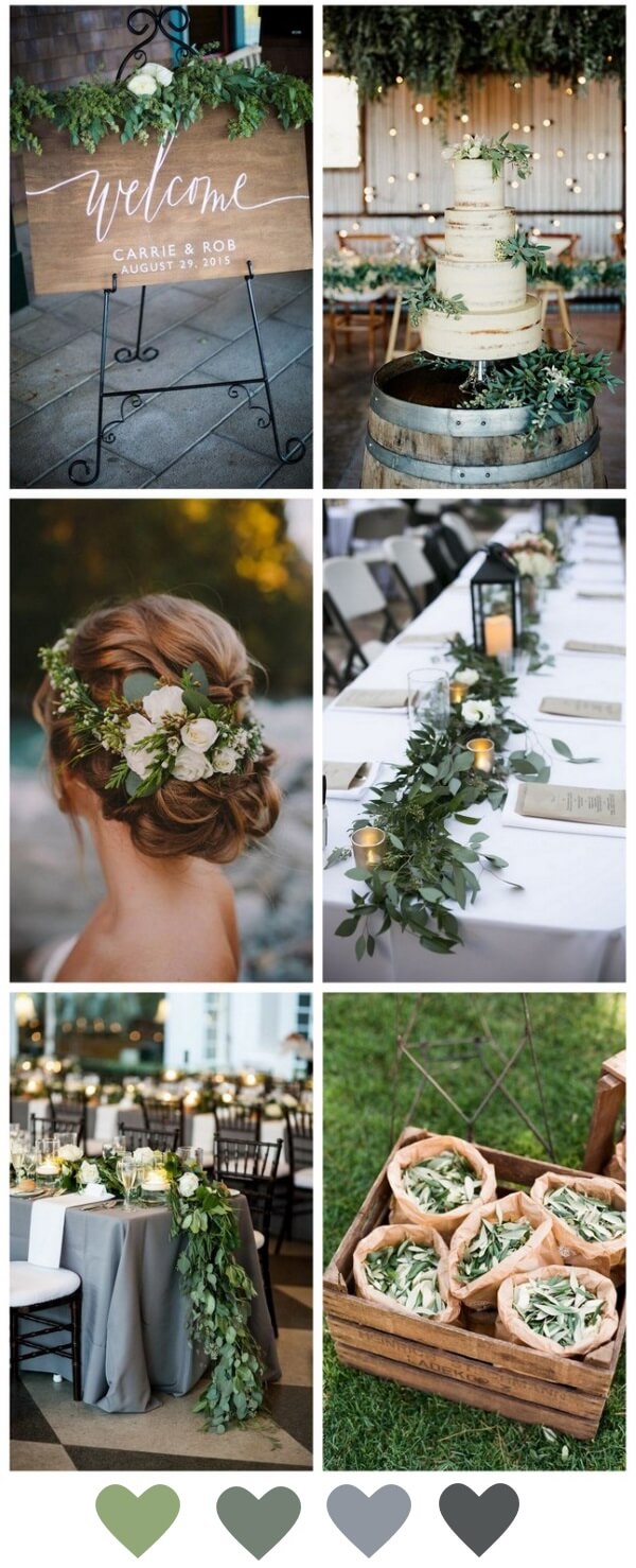 Beautiful Budget Decor - How to Style a Greenery Wedding | weddingsonline