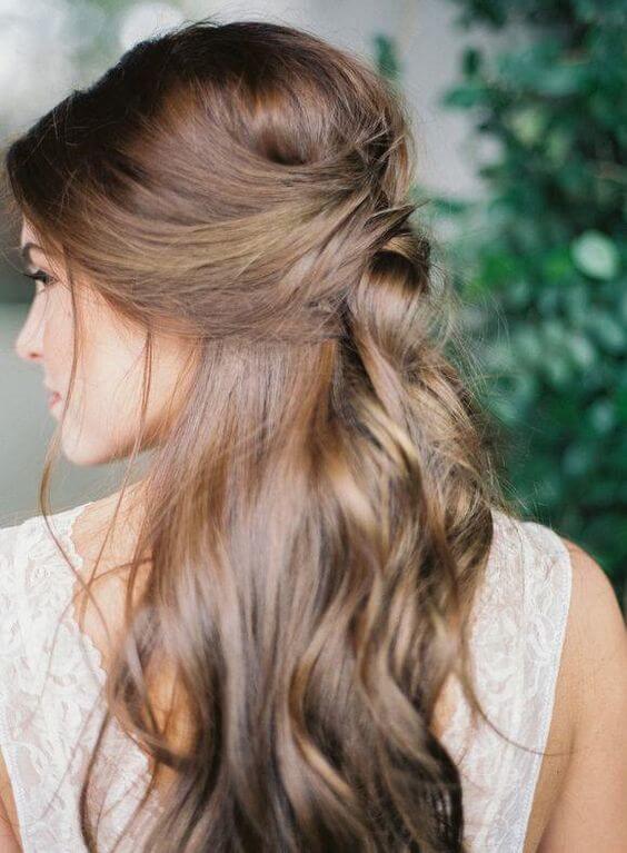 Perfect Half Up Half Down Hairstyles For The Bride Weddingsonline