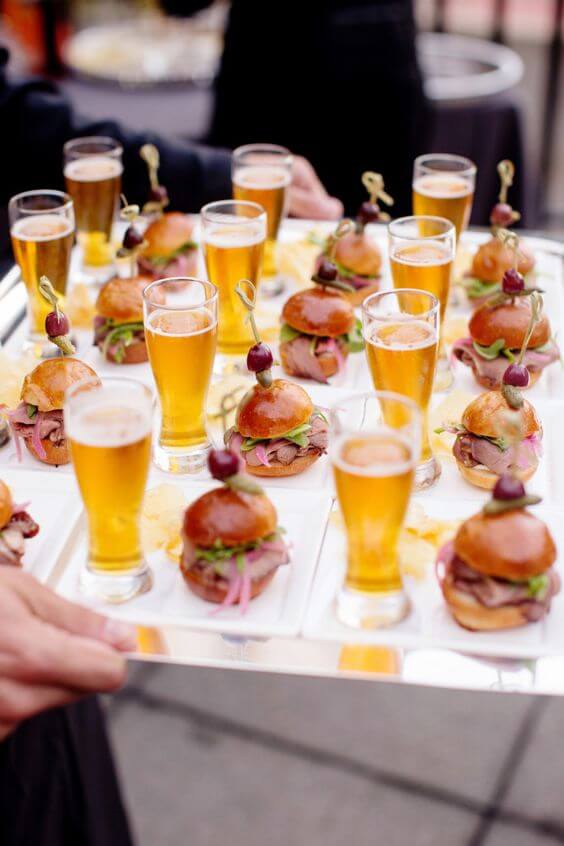 wedding-food-canape-beers-sliders-guests-mrs2be