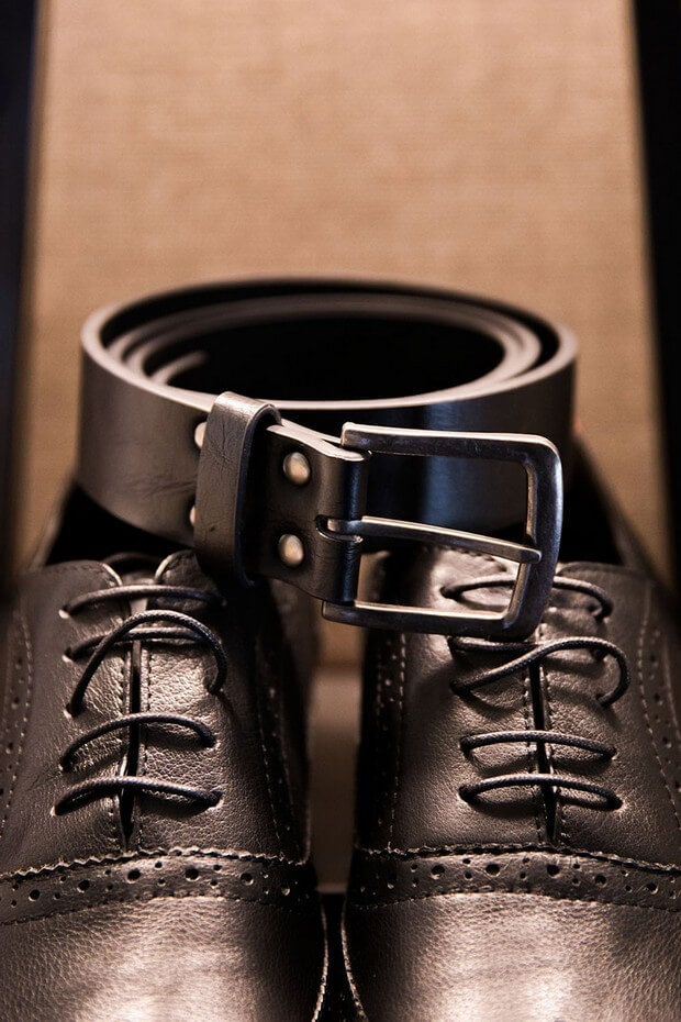 2-Stylish-Grooms-Accessories-Shoes-Leather-Belt
